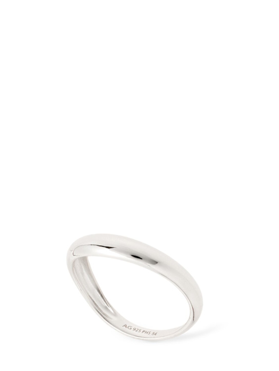 Philippa Studios: Wave ring - 银色 - women_0 | Luisa Via Roma