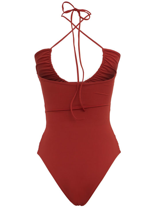 Magda Butrym: Cut out one piece swimsuit - Orange - women_1 | Luisa Via Roma