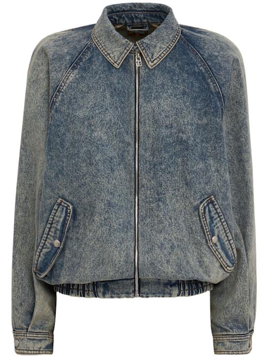 Magda Butrym: 牛仔夹克 - Vntg Blue - women_0 | Luisa Via Roma