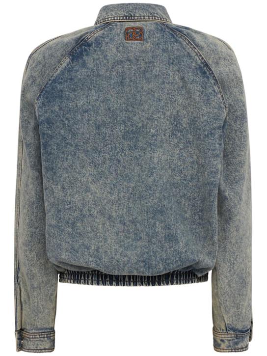 Magda Butrym: 牛仔夹克 - Vntg Blue - women_1 | Luisa Via Roma