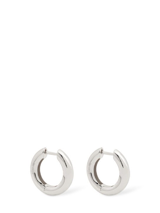 Philippa Studios: Bold large hoop earrings - 银色 - women_0 | Luisa Via Roma