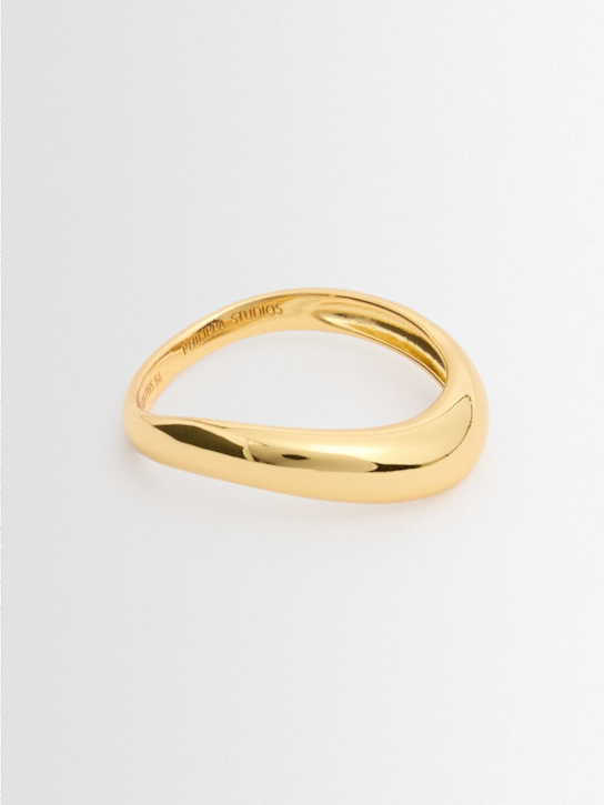 Philippa Studios: Wave ring - 金色 - women_1 | Luisa Via Roma