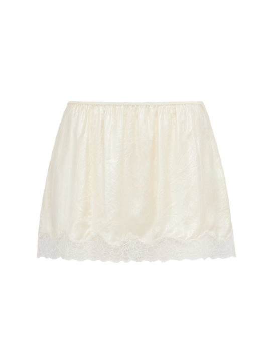 Magda Butrym: Poly skirt - Blanco - women_0 | Luisa Via Roma