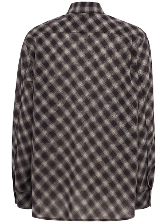 Time: Check shirt - 棕色/多色 - women_1 | Luisa Via Roma
