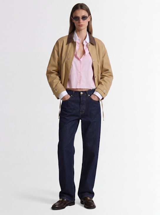 Marcell Pustul: Loose fit denim jeans - ブルー - women_1 | Luisa Via Roma