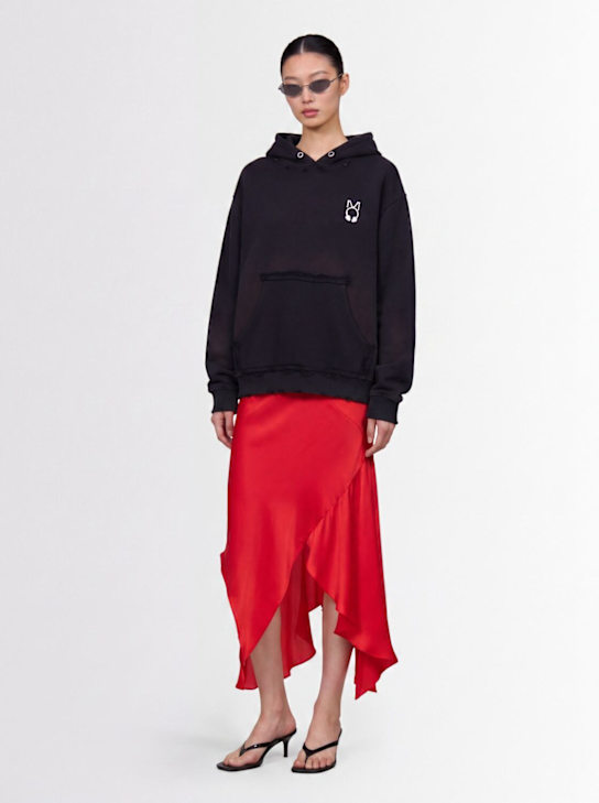 Marcell Pustul: Oversize icon hoodie - ダークグレー - women_1 | Luisa Via Roma