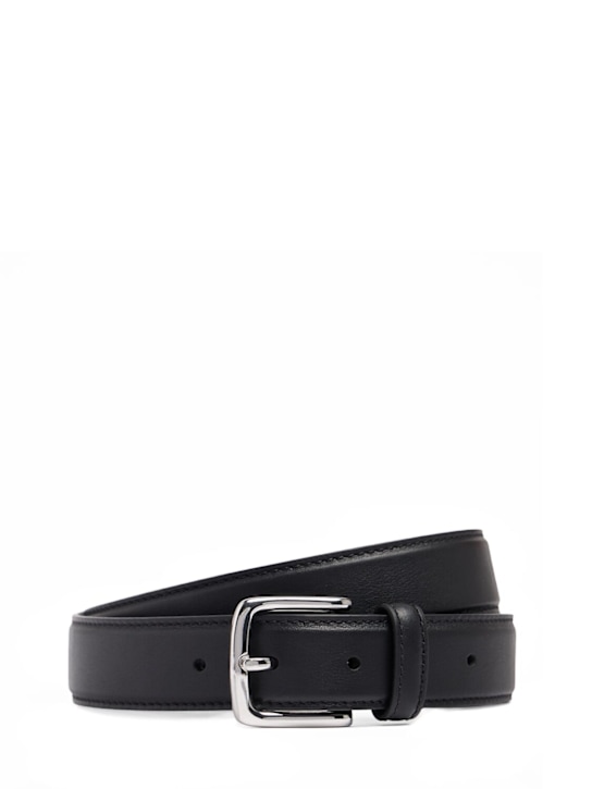 1929: Leather belt - Schwarz - men_0 | Luisa Via Roma