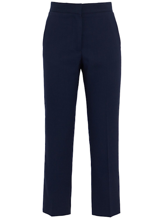 MSGM: Cropped pants - 牛仔 - women_0 | Luisa Via Roma