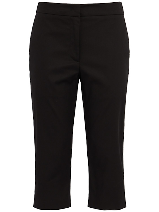 MSGM: Capri pants - 黑色 - women_0 | Luisa Via Roma