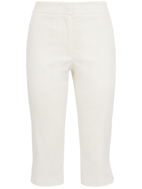 MSGM: Capri pants - 白色 - women_0 | Luisa Via Roma