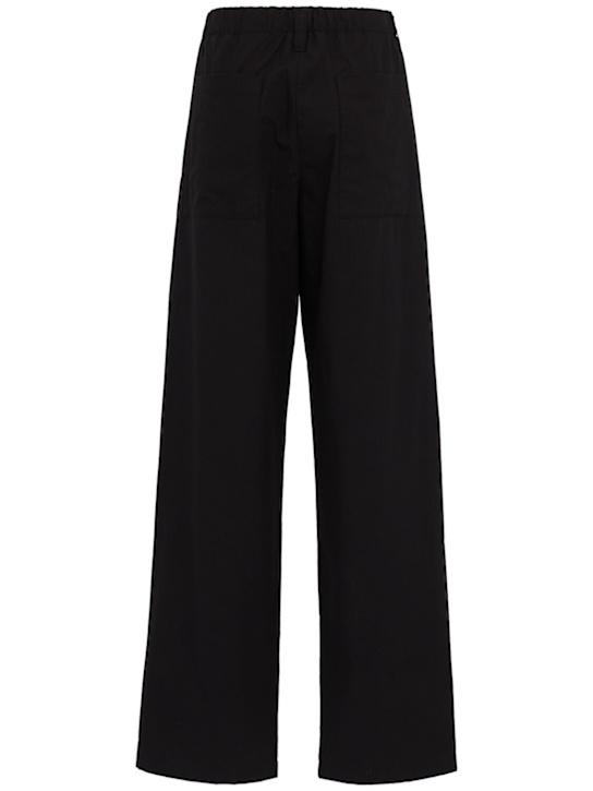 MSGM: Straight leg jeans - 黑色 - women_1 | Luisa Via Roma