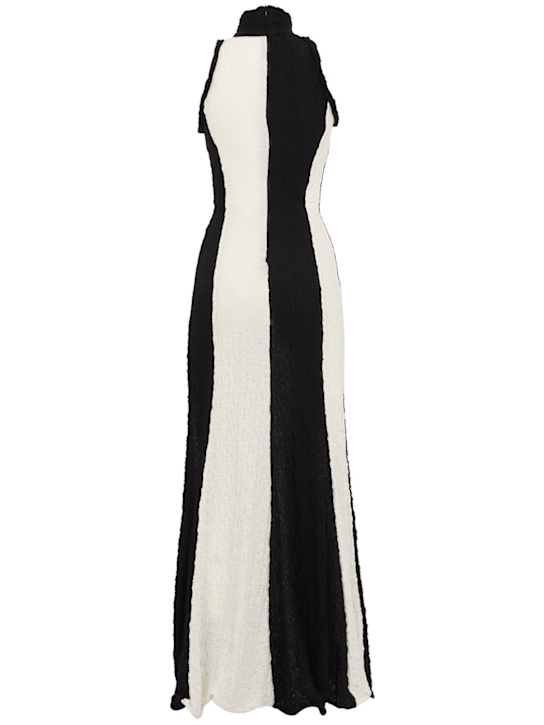 MSGM: Long dress - 黑色 - women_1 | Luisa Via Roma
