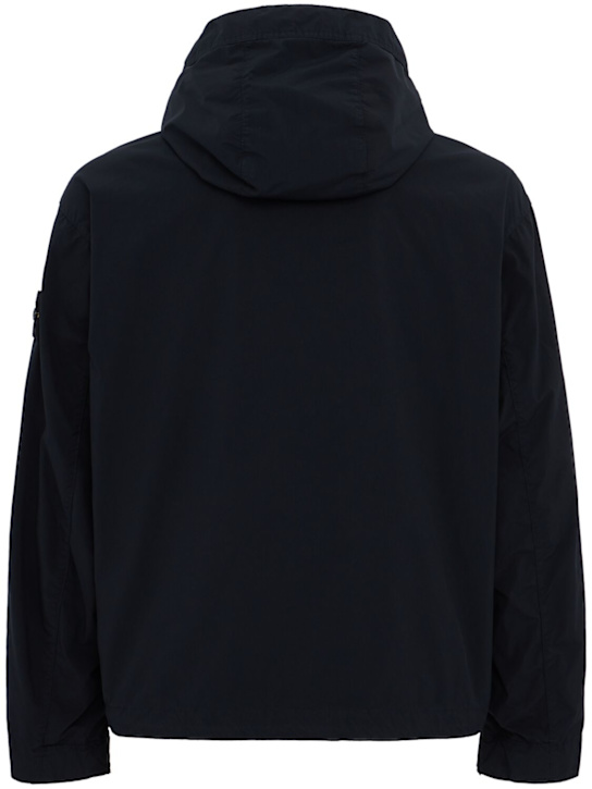 Stone Island: Light compact touch parka jacket - 海军蓝 - men_1 | Luisa Via Roma