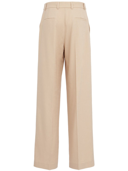 MSGM: Tailored pants - 米黄色 - women_1 | Luisa Via Roma