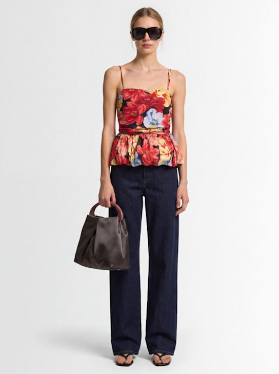 Gestuz: Sigrida printed top - Red/Multi - women_1 | Luisa Via Roma