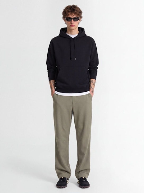 Nike: Wool Classics hoodie - Black - men_1 | Luisa Via Roma