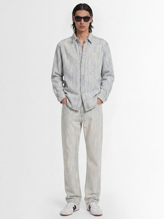 MSGM: Cotton pants - ライトブルー - men_1 | Luisa Via Roma