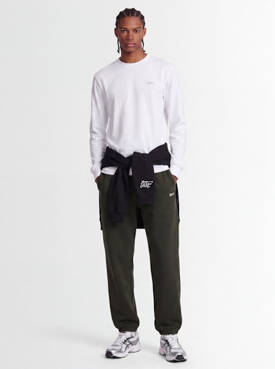 SOTF: Standard cuffed joggers - アーミーグリーン - men_1 | Luisa Via Roma