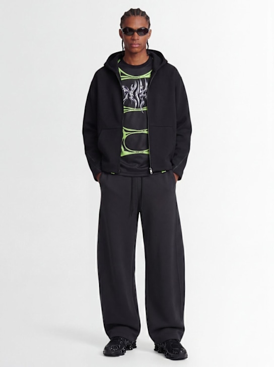 Nike: Tech fleece zip heavy sweatshirt hoodie - Black - men_1 | Luisa Via Roma