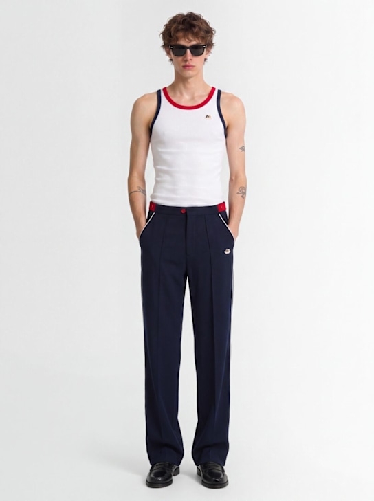 Fiorucci: Contrast trim tank top - 멀티컬러 - men_1 | Luisa Via Roma