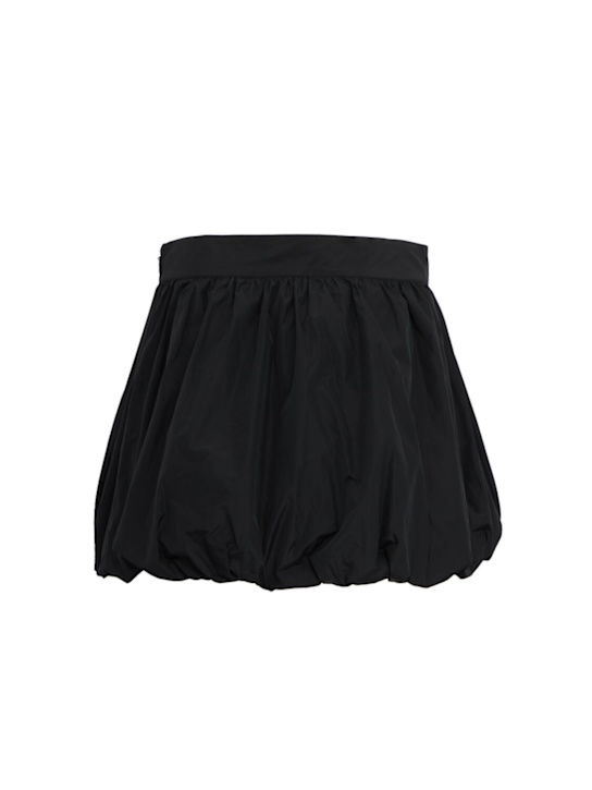 MSGM: Cargo balloon mini skirt - 黑色 - women_1 | Luisa Via Roma