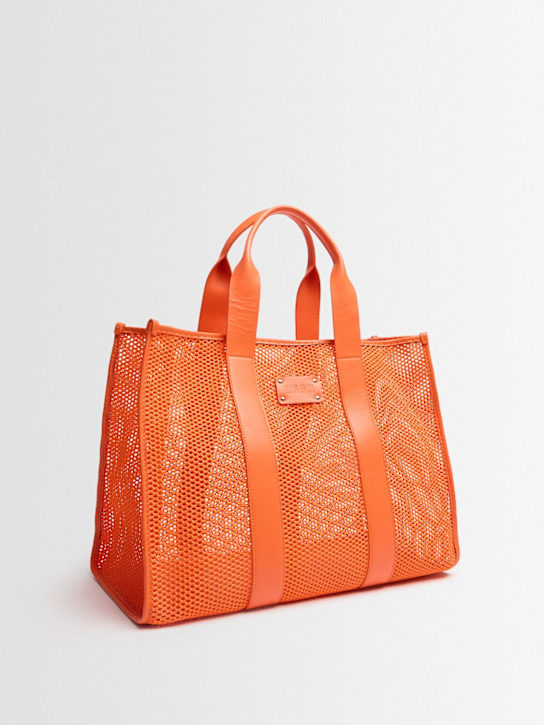 MSGM: Large mesh bag - 橙色 - women_1 | Luisa Via Roma