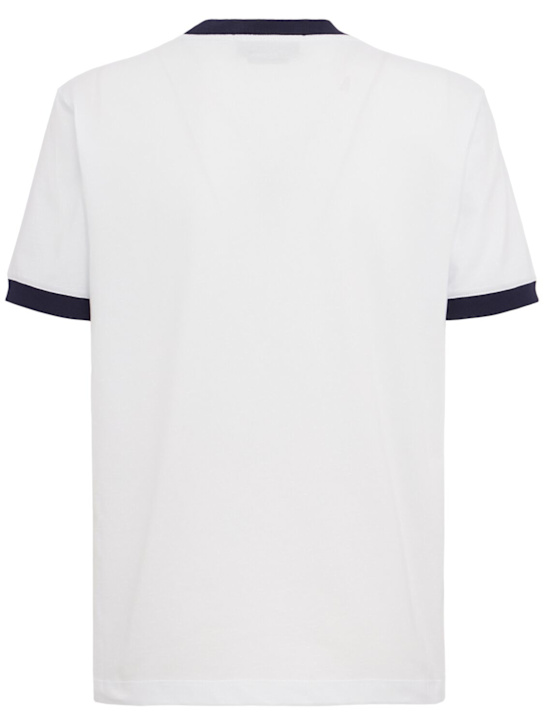 MSGM: Printed cotton t-shirt - 白色 - women_1 | Luisa Via Roma