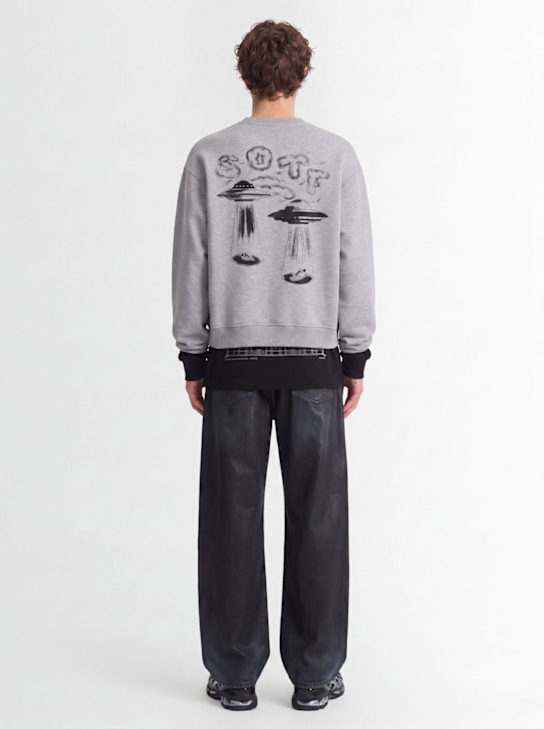 SOTF: UFO crewneck sweatshirt - Heather Grey - men_1 | Luisa Via Roma
