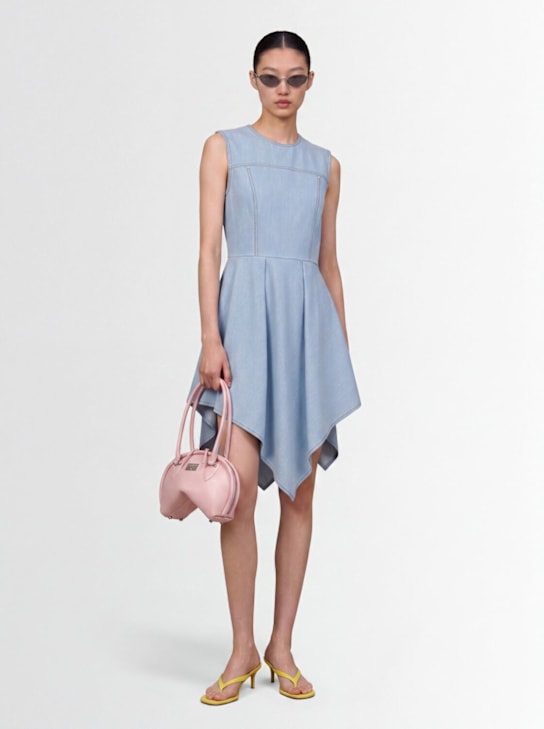 MSGM: Denim dress - 蓝色 - women_1 | Luisa Via Roma