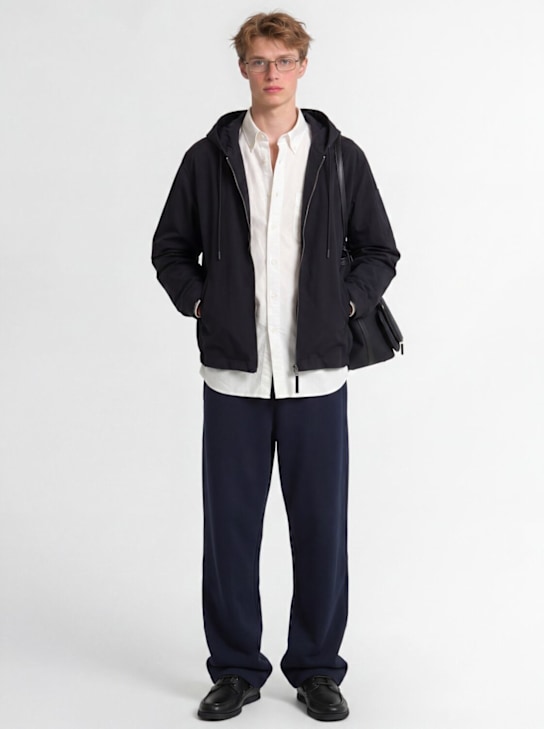 The Core: Nylon windbreaker - 黑色 - men_1 | Luisa Via Roma