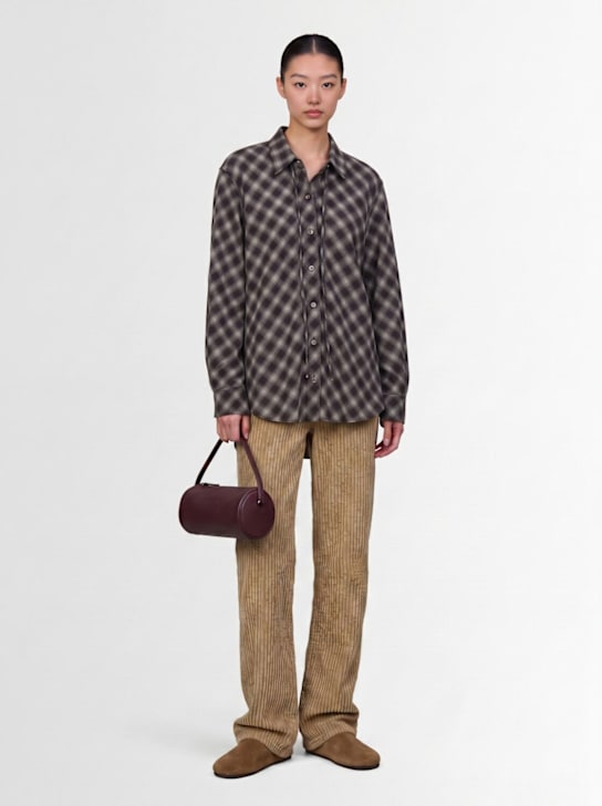 Time: Check shirt - Marrone/Multi - women_1 | Luisa Via Roma