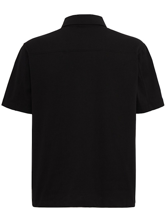 The Core: Cotton polo - Black - men_1 | Luisa Via Roma