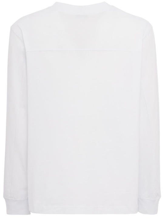 The Core: Long-sleeve t-shirt w/ pocket - 화이트 - men_1 | Luisa Via Roma