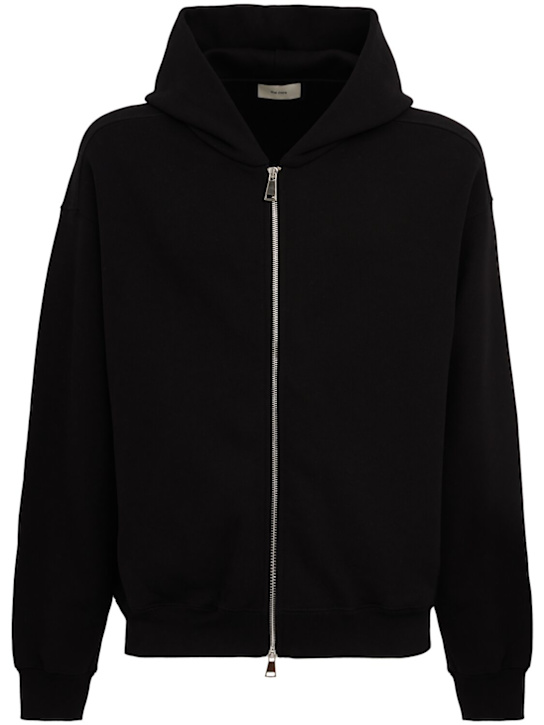 The Core: Full-zip hoodie - 黑色 - men_0 | Luisa Via Roma