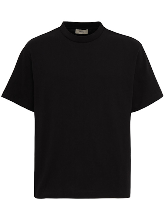 The Core: Classic cotton jersey t-shirt - Noir - men_0 | Luisa Via Roma
