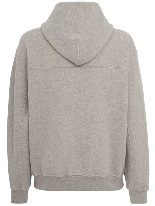 The Core: Full-zip hoodie - 麻灰色 - men_1 | Luisa Via Roma