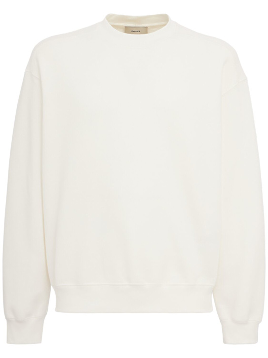 The Core: Crewneck sweatshirt - 奶油色 - men_0 | Luisa Via Roma