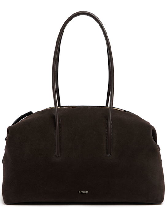 DeMellier: The Stockholm suede handbag - 深巧克力色 - women_0 | Luisa Via Roma