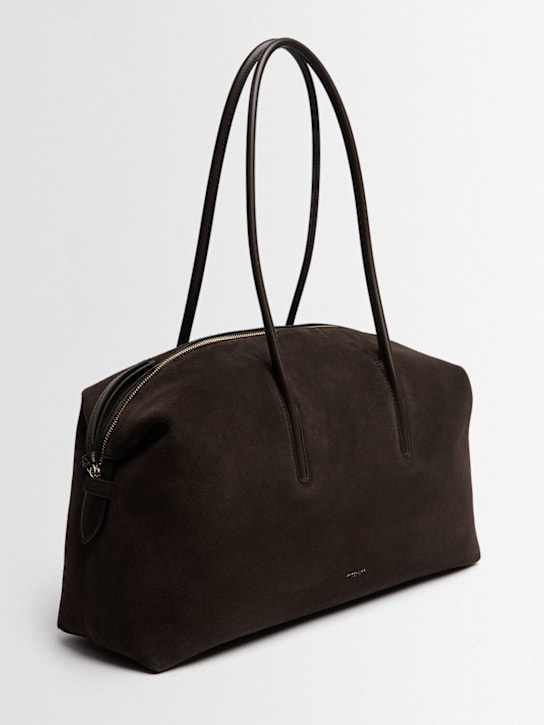 DeMellier: The Stockholm suede handbag - 深巧克力色 - women_1 | Luisa Via Roma