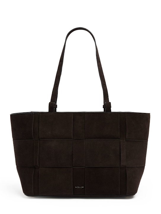 DeMellier: The Florence suede tote bag - 深巧克力色 - women_0 | Luisa Via Roma