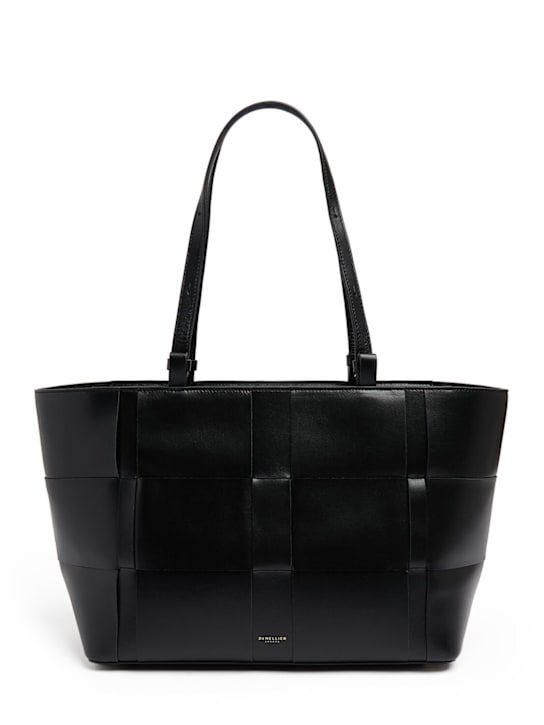 DeMellier: The Florence smooth leather tote bag - 黑色 - women_0 | Luisa Via Roma