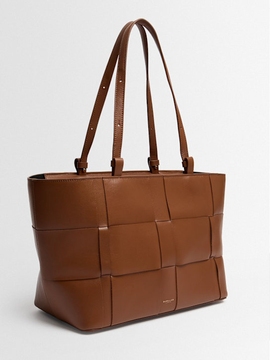 DeMellier: The Florence smooth leather tote bag - 棕黄色 - women_1 | Luisa Via Roma