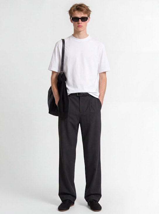 The Core: Classic cotton jersey t-shirt - 白色 - men_1 | Luisa Via Roma