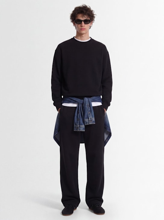 The Core: Crewneck sweatshirt - 黑色 - men_1 | Luisa Via Roma