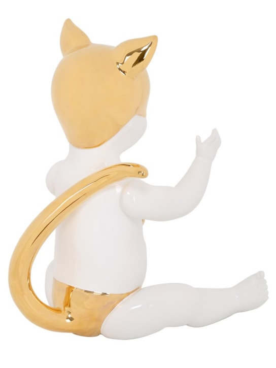 Bosa: Oh Baby it is a Wild World figurine - White/Gold - ecraft_5 | Luisa Via Roma