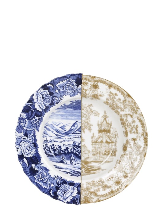 Seletti: Plato de sopa Hybrid Sofronia de porcelana - Multicolor - ecraft_0 | Luisa Via Roma