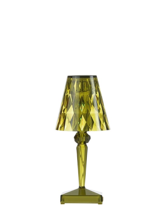 Kartell: Battery table lamp - Green - ecraft_0 | Luisa Via Roma