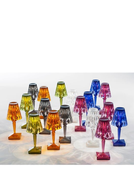 Kartell: Battery table lamp - Grey - ecraft_2 | Luisa Via Roma