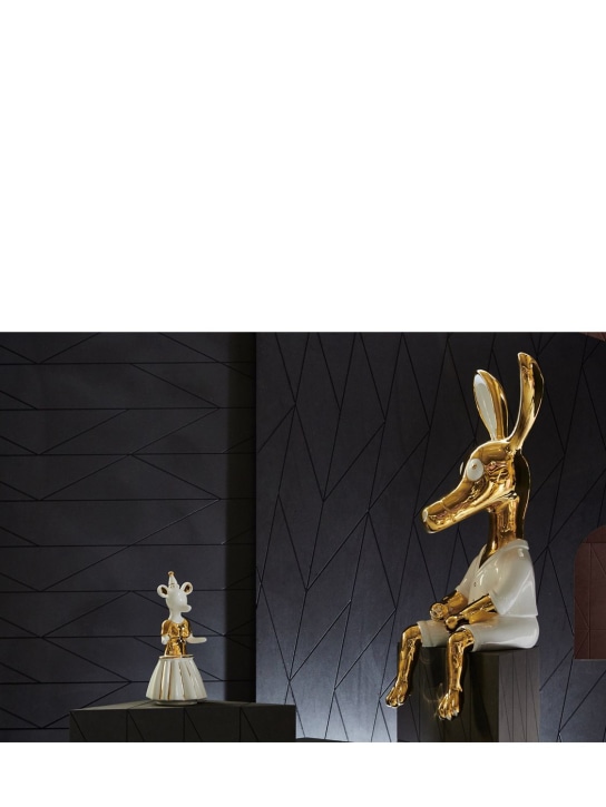 Matteo Cibic: Figurine en céramique en édition limitée Princess - Or/Blanc - ecraft_1 | Luisa Via Roma