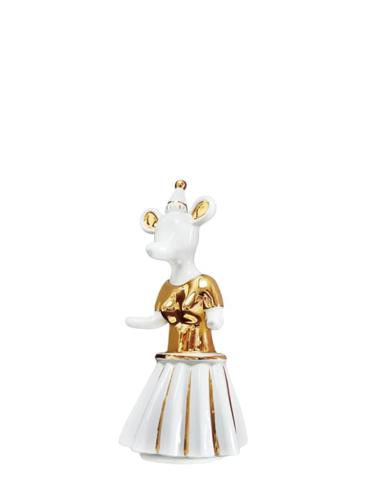 Matteo Cibic: Figura in ceramica Princess limited - Oro/Bianco - ecraft_0 | Luisa Via Roma